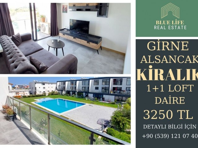 GİRNEDE KİRALIK 1+1 LOFT DAİRE