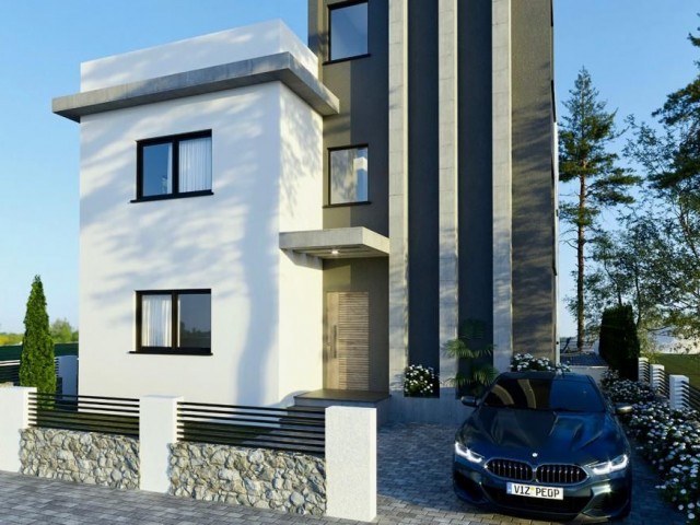 4+1 NEW VILLA WITH SEA VIEW FOR SALE IN KARŞIYAKA