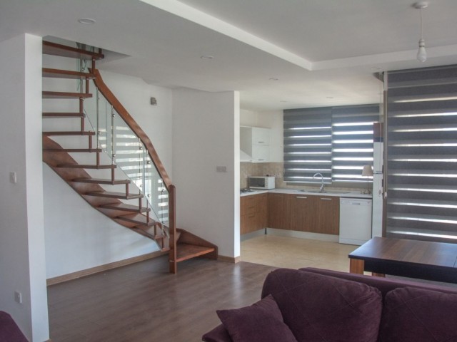 3+1 DUBLEX PENTHOUSE FOR RENT IN THE CENTER OF KYRENIA