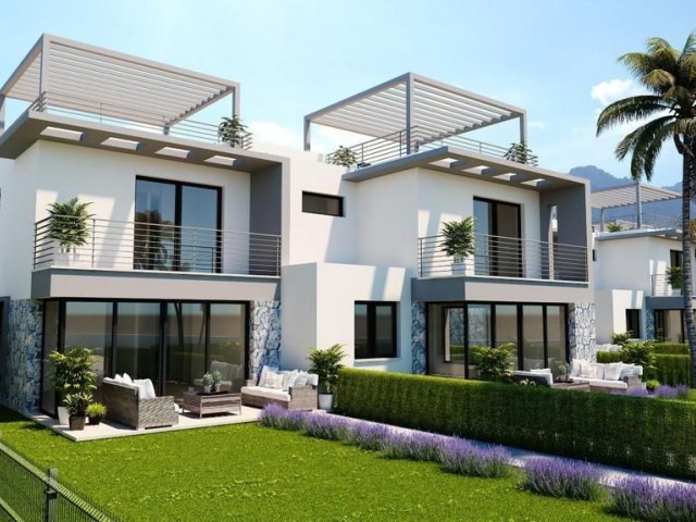 3+1 TWIN VILLA FOR SALE IN GIRNE KARAOĞLANOĞLU