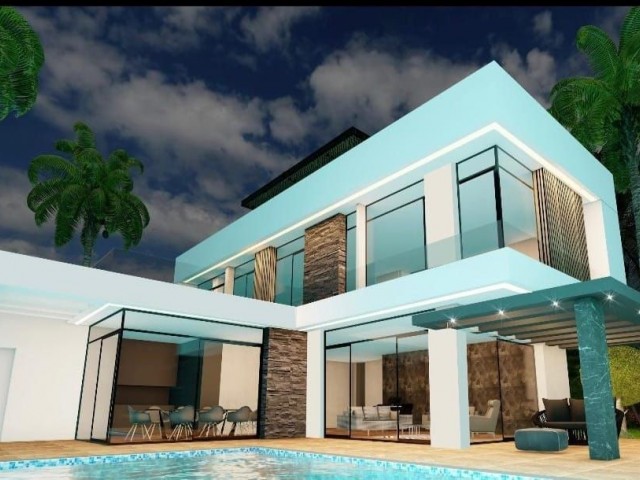 3+1 AND 4+1 VILLAS FOR SALE IN GİRNE ÇATALKÖY WITH DELIVERY AFTER 1 MONTH