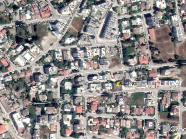 520m2 Land Suitable for Apartment Construction in an Easy-to-Reach and Centrally Located Location in the Kizilbas District of Nicosia / 50% on the Base / 160% in Total / 5 Dec Decks of Land for Sale with Zoning Permission ** 