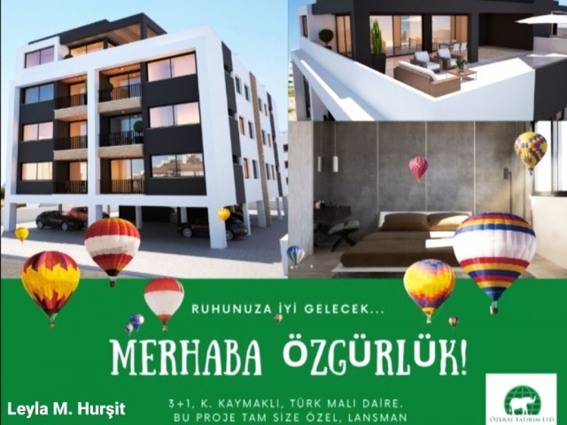 3+1 Hayaliniz gerçek oluyor! Aradığınız herşey bu projede hem de çok kısa bir süre için 64900stg'den başlayan fiyatlarla...