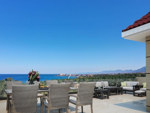 Duplex Luxury Villas with a Private Pool with 3 Bedrooms in a New Living Area in the Yavuz Beach Area of Kyrenia Alsancak !!!/ Luxurious 3 Bedroom Duplex Villas With Private Pool For Sale in Kyrenia, Alsancak!!! ** 