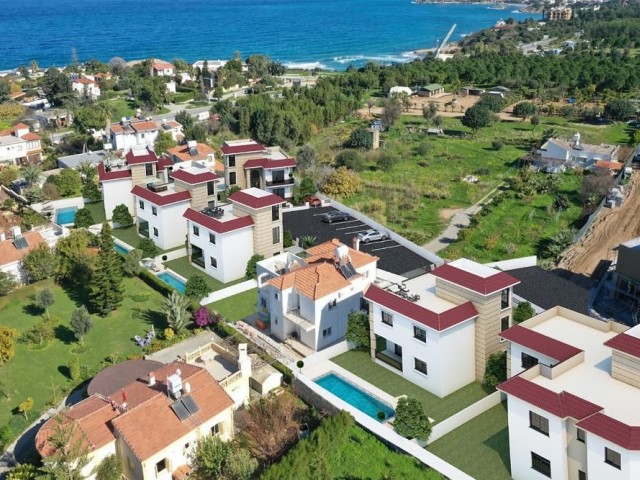 Girne Alsancak'ta Yavuz Çıkartma Plajı Bölgesinde Yeni Bir Yaşam Alanı 3 Yatak Odalı Özel Havuzlu Dubleks Lüks Villalar !!!/ Luxurious 3 Bedroom Dublex  Villas With Private Pool For Sale in Kyrenia, Alsancak!!! 