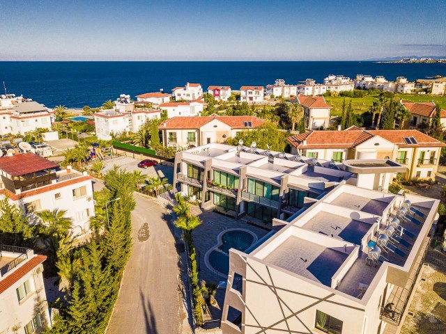 Lapta, Ultra-Luxus-1+1-Wohnung zu vermieten, 0 zum Meer, Komplex mit Pool +905428777144 Englisch, Türkisch, Russisch