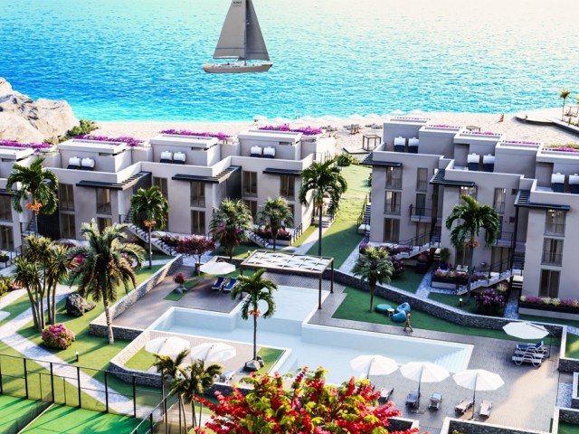 Luxury apartments right by the sea for sale in North Cyprus