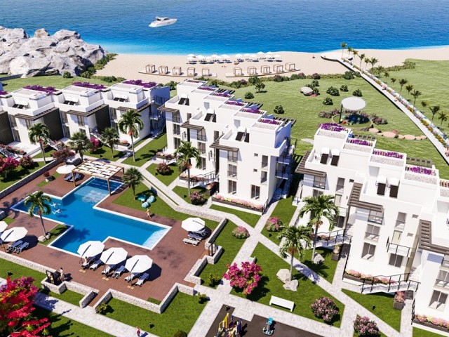 Luxury apartments right by the sea for sale in North Cyprus