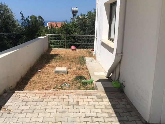 3 ZIMMER 2 WOHNZIMMER DOPPELVILLA ZUR MIETE MIT VOLLEM MEERBLICK IN KYRENIA CIKLOS... ** 