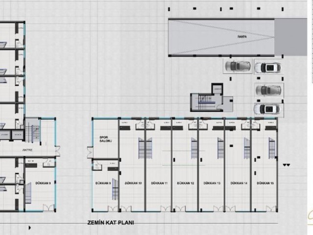 WIR BAUEN EINEN SCHÖNEN WOHNBEREICH IM ZENTRUM VON KYRENIA ** 