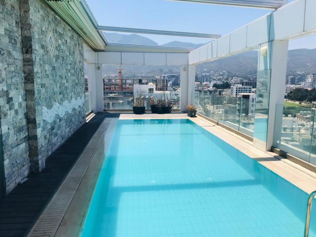 PRIVATE POOL PENTHOUSE FOR RENT IN KYRENIA 