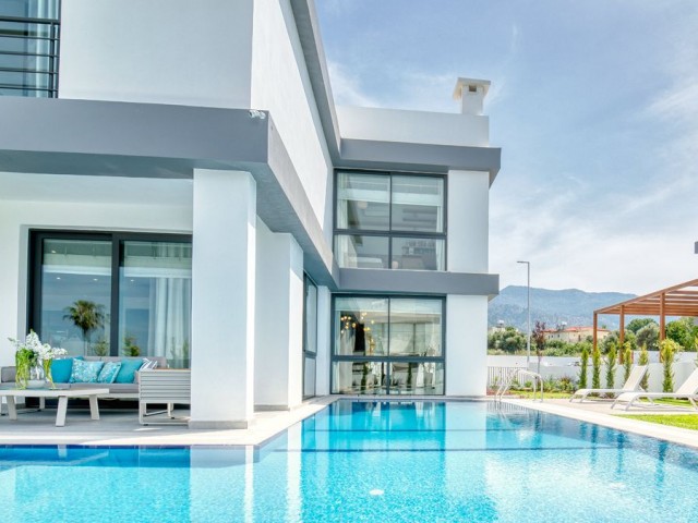 3 BEDROOMED LUXURY VILLAS FOR SALE IN  ALSANCAK KYRENIA 