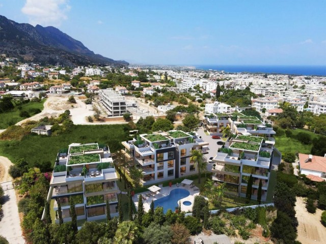 2 BEDROOMS SEA AND MOUNTAIN VIEW APARTMENTS FOR SALE IN ALSANCAK KYRENIA