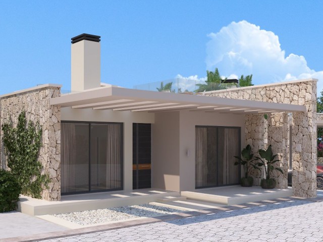 ELITE BUNGALOW MIT 3 SCHLAFZIMMERN MIT MEERBLICK IN KYRENIA-ESENTEPE ** 