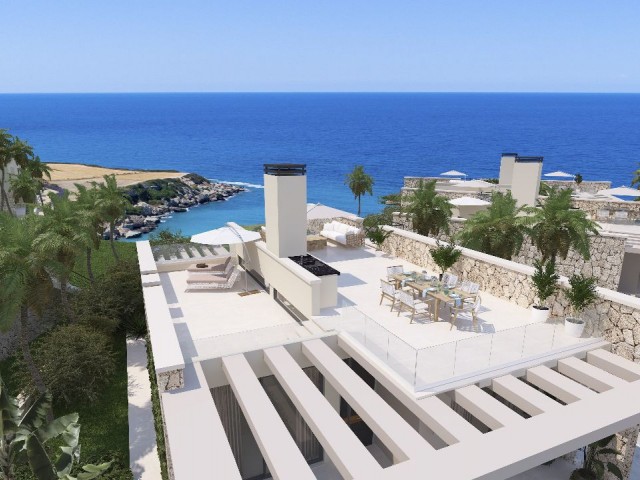 ELITE BUNGALOW MIT 3 SCHLAFZIMMERN MIT MEERBLICK IN KYRENIA-ESENTEPE ** 