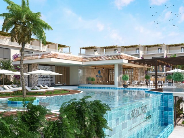 Studio and 1 Bedroom apartment For Sale in a Seafront project - Kyrenia, Esentepe, North Cyprus