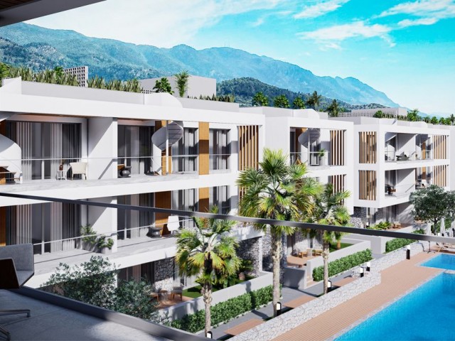 2 Bedrooms Apartments For Sale with Affordable Prices in Alsancak, Kyrenia 