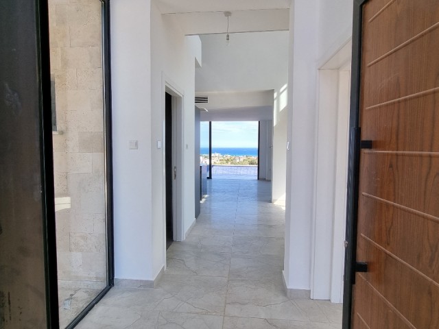 4 BEDROOM VILLA WITH UNLIMITED SEA VIEW FOR SALE IN YESILTEPE - KYRENIA 