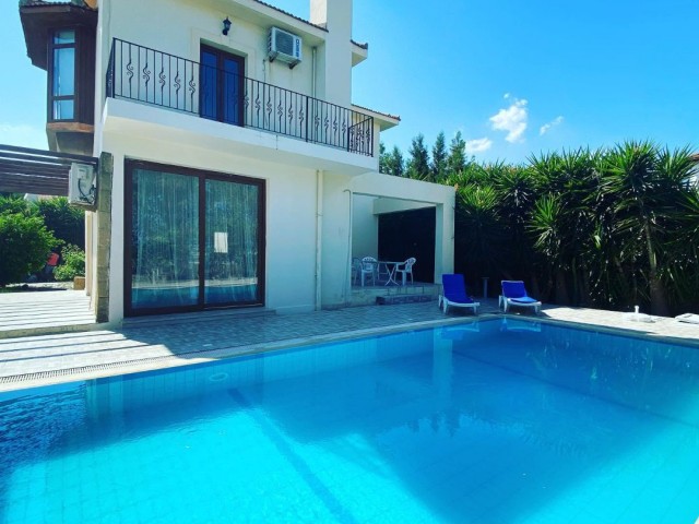 SEA VIEW 3+1 VILLA WITH PRIVATE POOL IN KYRENIA, ALSANCAK 05428885177 ** 