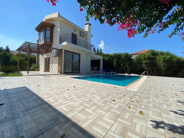 SEA VIEW 3+1 VILLA WITH PRIVATE POOL IN KYRENIA, ALSANCAK 05428885177 ** 