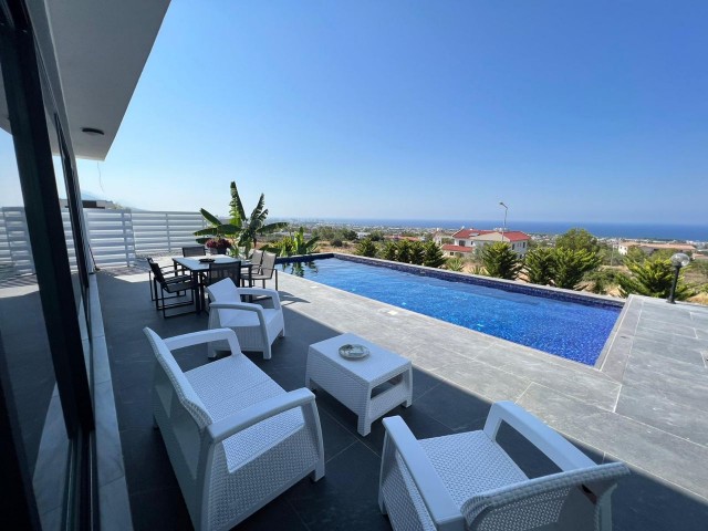 FULLY FURNISHED VILLA FOR RENT IN ÇATALKÖY WITH AN UNBEATABLE VIEW!!!