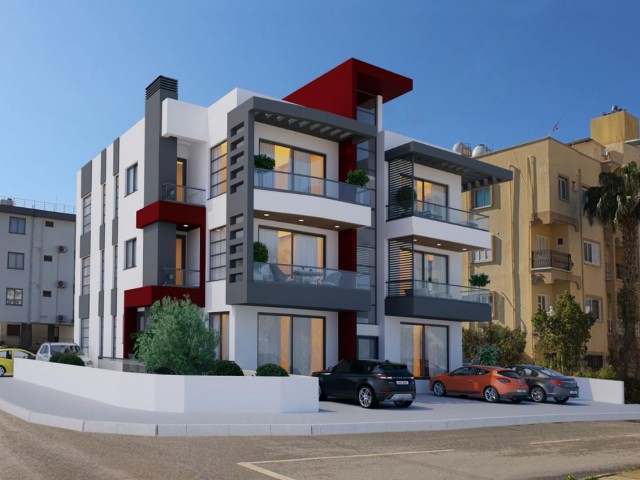 3+1 geräumige Apartments mit Grill, geeignet für Familien in Gonyeli. Buchen Sie jetzt Ihre Immobili