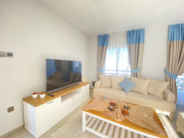 2+1 flat for rent within the site with pool