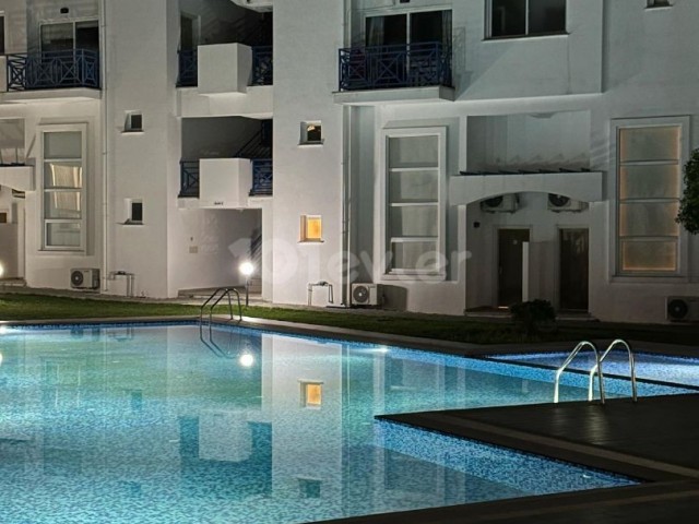 2+1 flat for rent within the site with pool