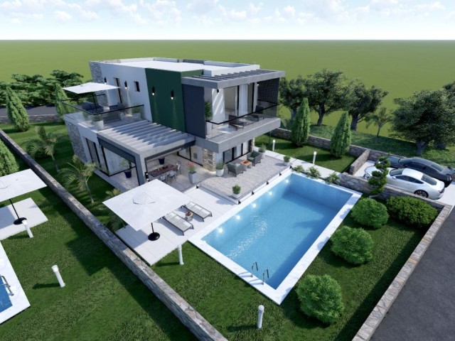 LUXUSVILLA IN GEHWEITE ZUM MEER IN DER REGION ALAGADİ 05428885177