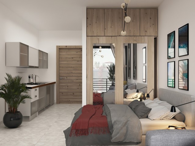 Studio apartment with sea view 