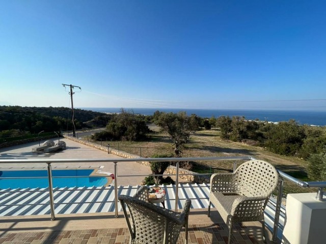 3+1 VILLA WITH POOL, UNOBSTRUCTED SEA AND MOUNTAIN VIEWS - ESENTEPE/KARAAGAC AREA ** 