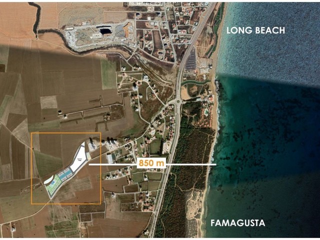 Апартаменты и виллы на продажу в нескольких шагах от пляжа Лонг-Бич, Северный Кипр 2+1 Duplex