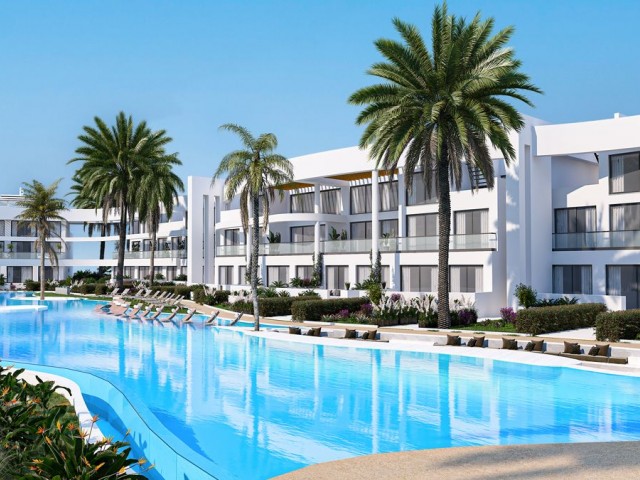 2-bedroom flats with unlimited sea views for sale in Iskele Boğaz, North Cyprus