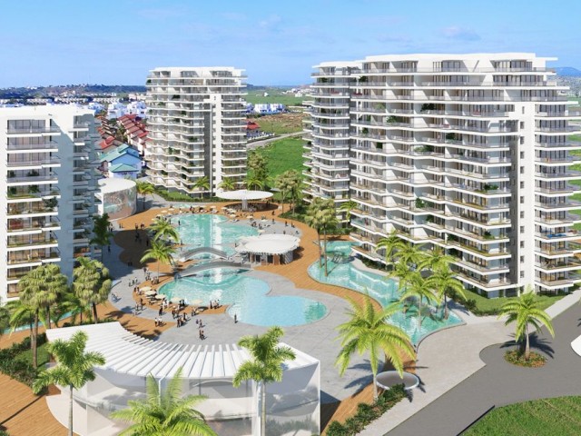 Studio Apartments in complex for sale in North Cyprus 