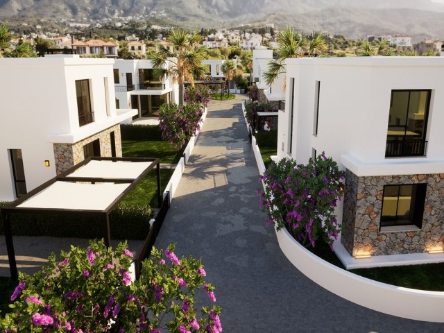 Unique and luxury 3+1 villas for sale in Edremit region of Kyrenia, North Cyprus