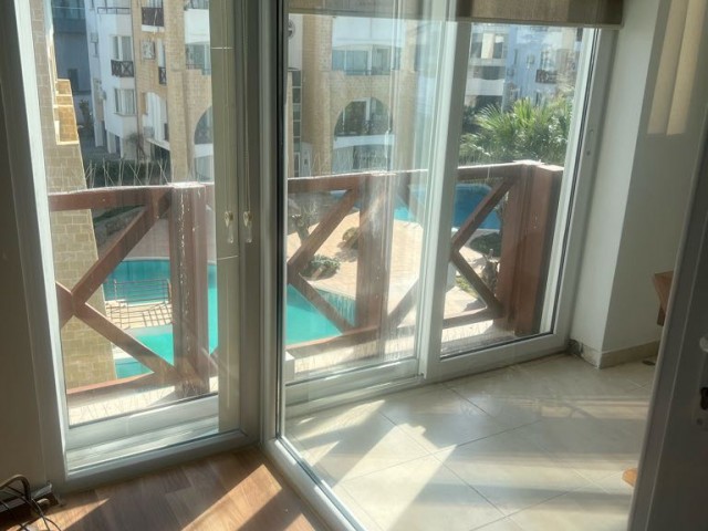 Fully furnished 3+1 flat for rent in a residence with pools in Kyrenia Center 