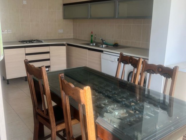 Fully furnished 3+1 flat for rent in a residence with pools in Kyrenia Center 