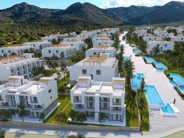 1+1 Duplex Penthouse apartment in a new complex in Esentepe right by the sea!!!