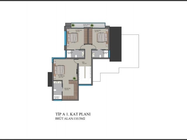 Kuzey Kıbrıs Edremit'te 4 yatak odalı satılık ultra lüks villalar