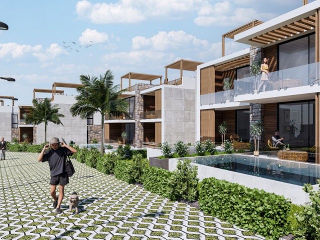 2+1 twin villas for sale in Girne Bahçeli