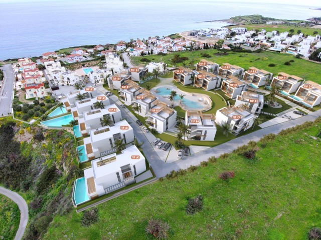 2+1 twin villas for sale in Girne Bahçeli