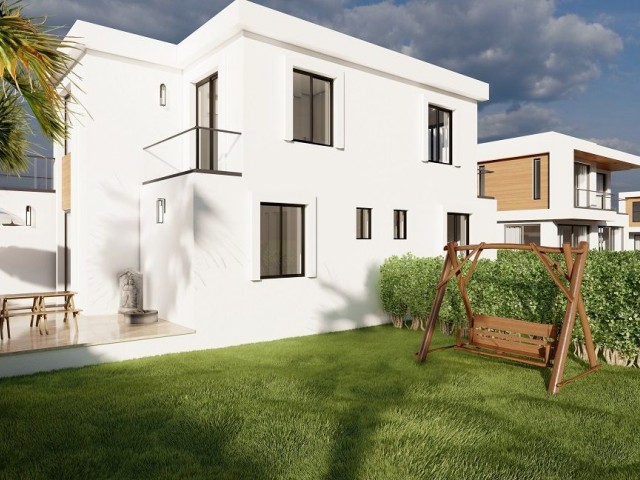 3 bedroom semidetached villas for sale in Tuzla North Cyprus