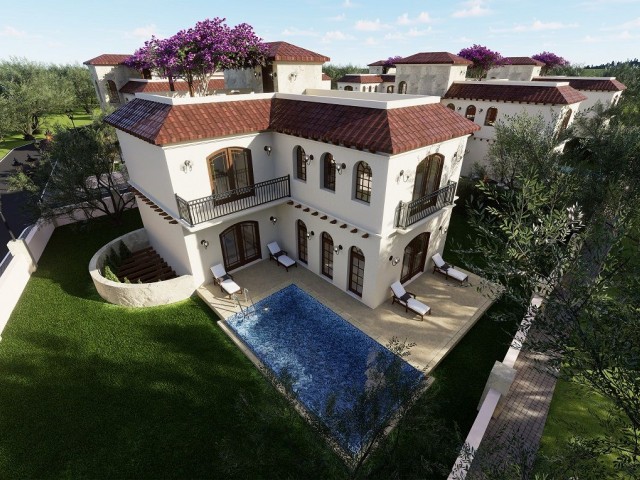 3 bedroom luxury villas for sale in Ozanköy, Kyrenia