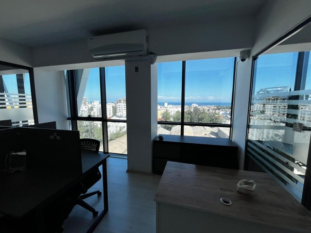Furnished Commercial Offices for Rent on the Main Road in Kyrenia Center