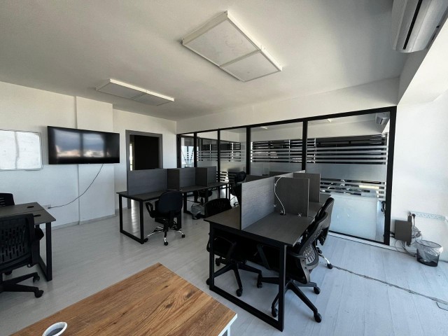 Furnished Commercial Offices for Rent on the Main Road in Kyrenia Center