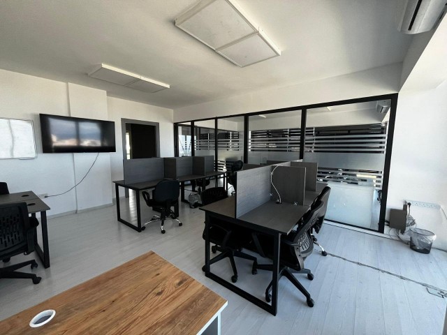 Furnished Commercial Offices for Rent on the Main Road in Kyrenia Center