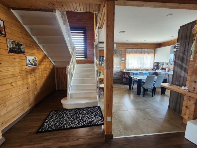 One of a kind wooden house on the island! 4+1 villa 280 m2 within 1 decare +905428777144 English, Turkish, Русский