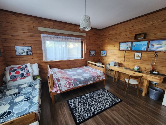 One of a kind wooden house on the island! 4+1 villa 280 m2 within 1 decare +905428777144 English, Turkish, Русский