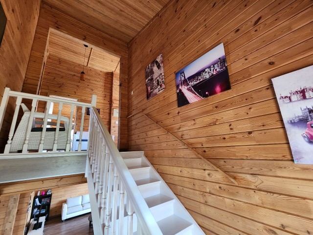 One of a kind wooden house on the island! 4+1 villa 280 m2 within 1 decare +905428777144 English, Turkish, Русский