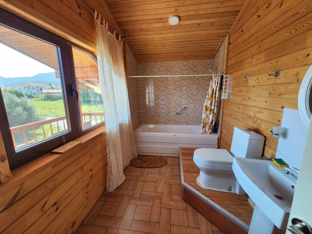 One of a kind wooden house on the island! 4+1 villa 280 m2 within 1 decare +905428777144 English, Turkish, Русский